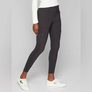 Athleta Pants Women's Size 0 Gray Highline Hybrid Cargo Tight Active Athletic